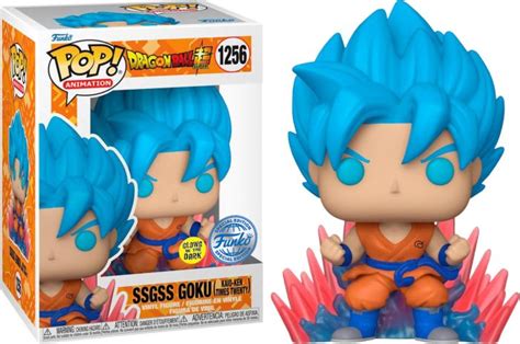 Dragon Ball Super Goku Kaioken Glow Pop Figure Figurine Vinyl