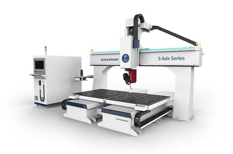 High Efficiency Axis Cnc Router With Two Worktables