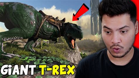 Taming Giant T Rex Ark Survival Evolved Genesis Part Youtube