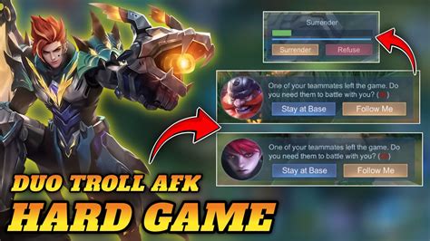 Begini Ketika Nekat Solo Rank Claude Akhir Season Di Troll Afk Sama