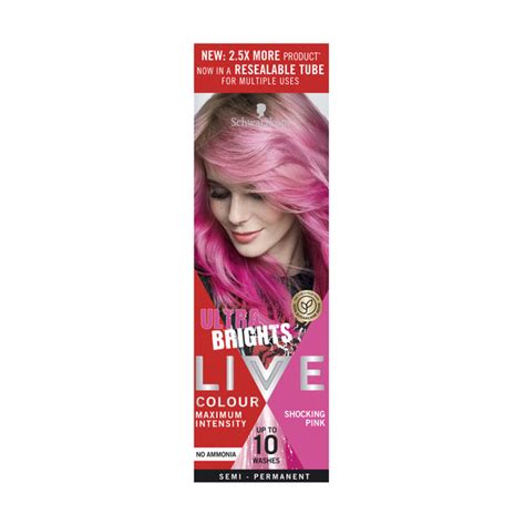 Buy Schwarzkopf Live Colour Ultra Brights Shocking Pink 75mL Coles