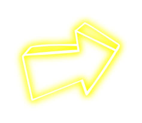 Glowing Neon Arrow Doodle Transparent Png 15241282 Png