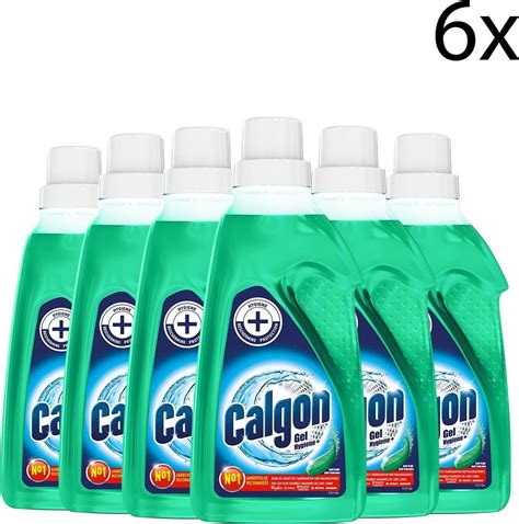 Calgon Hygiëne Gel Wasmachine Reiniger en Anti Kalk 750 ml x6 bol