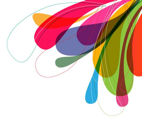 Download Colorful Abstract Feather Design Png