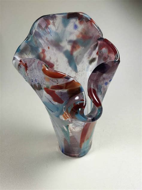 Fused Glass Vases – Elegant Fused Glass by Karen