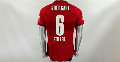 Getragenes Auswärtstrikot von VfB Star Stiller