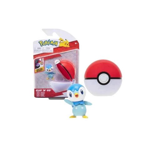 Pok Mon Clip N Go Piplup Pok Ball Includes X Cm Figure