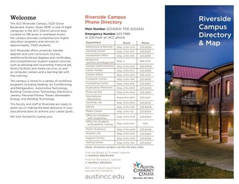 Acc Riverside Campus Map – Map Vector