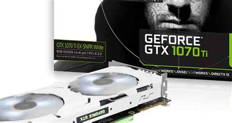 Geforce Gtx Ti Ex Snpr White Tout De Blanc V Tu Ginjfo