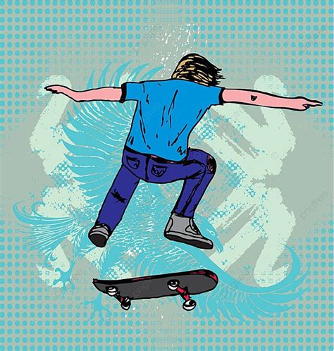 Urbano Skate Espíritu Vector Arte Cultura Curva Niño Vector PNG