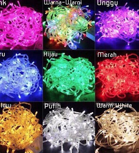 Jual Lampu Led Tumblr Lampu Natal Hias Ricelamp Rgb Warna Warni Outdoor