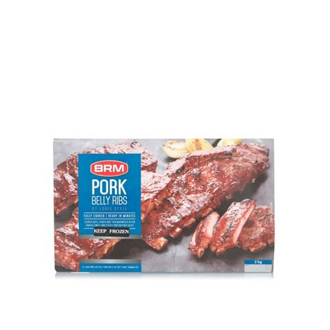 Brm Cooked Pork Belly Ribs Kg Spinneys Uae