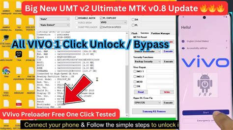 Big Update VVivo Preloader Free One Click Tested New UMT V2 Ultimate