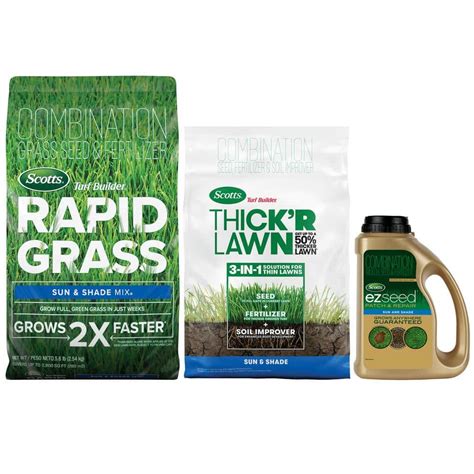 Scotts Turf Builder Grass Seed Annual Program Sun And Shade Mix For