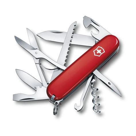 Victorinox Swiss Army Knife Huntsman Pocket Red Functions