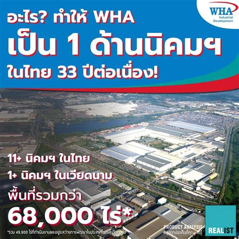 อะไร ทำให้ Wha เป็น 1 ด้านนิคมอุตสาหกรรมในไทย 33 ปีต่อเนื่อง Wha Industrial Development