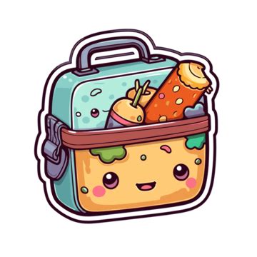 Cute Lunchbox Cartoon Clipart Vector Cute Clipart Cartoon Clipart