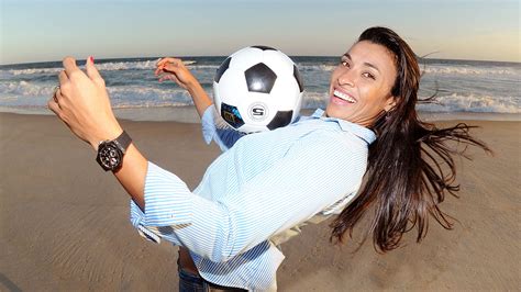 World Cup Soccer Star Marta Makes Inspirational Plea To Next Generation