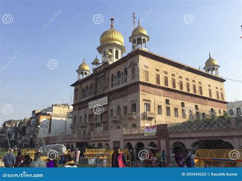 Delhi India Nov 29th 2020 Gurudwara Sis Ganj Sahib In Old Delhi India