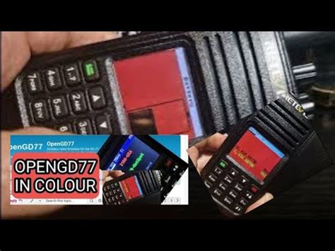 OPENGD77 - IN Colour - YouTube