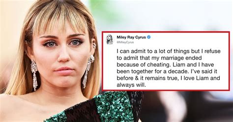 Miley Denies Cheating On Liam In Lengthy Statement ‘i Love Liam And