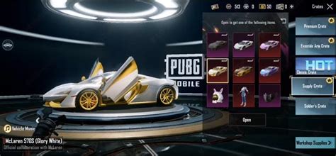 Hari Ini Skin Mobil Mclaren Tersedia Di Pubg Mobile Ini Dia Penampakan