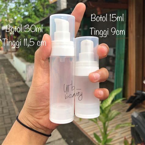 Jual Botol Pump Airless Ml Ml Cocok Untuk Travelling Dan Bepergian