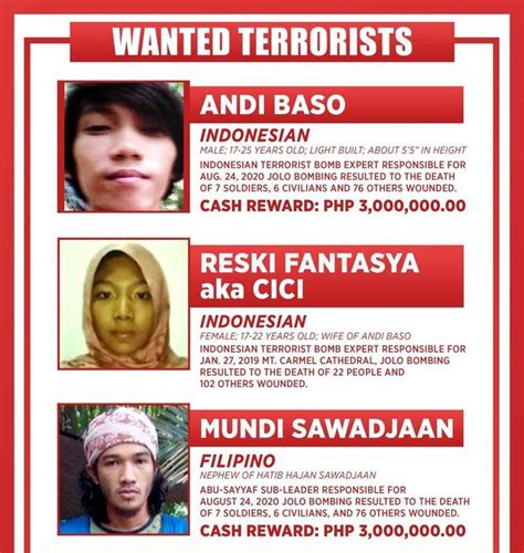 3 Asg Members Out To Sow Terror In Zamboanga City Region 9 Climaco