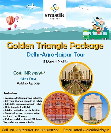 Golden Triangle Tour Package Is A Complete Package Tour To Delhi Agra