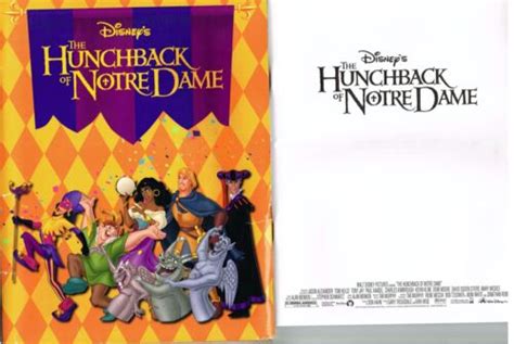 Disneys Hunchback Of Notre Dame 1996 Original Movie Press Kit 13