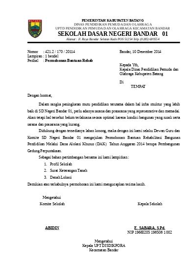 Contoh Proposal Dak Perpustakaan