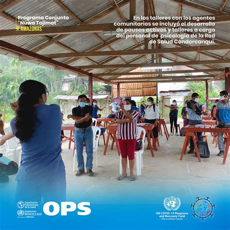 Programa Conjunto Nuwa Tajimat Agentes Comunitarios De Salud Ops Oms