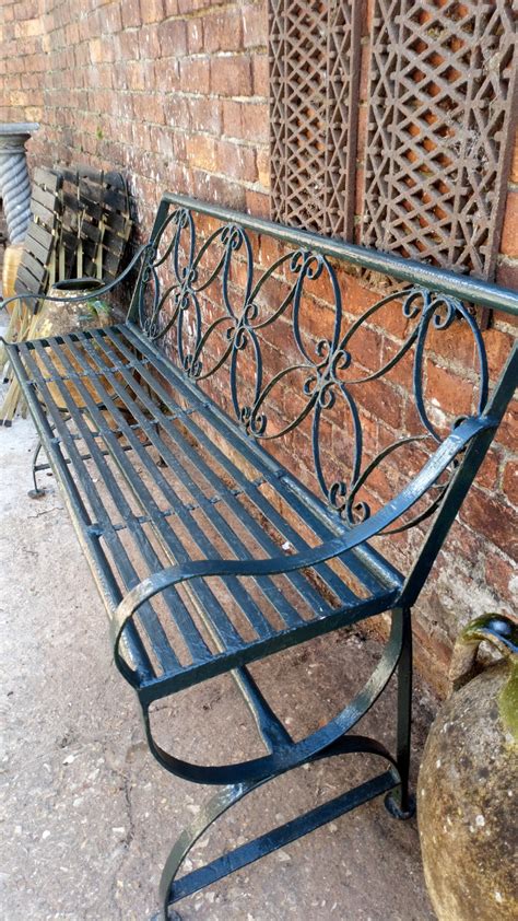 Antiques Atlas Victorian Wrought Iron Bench As1147a040