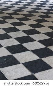 Black White Checkered Floor Tiles Stock Photo 660529756 | Shutterstock