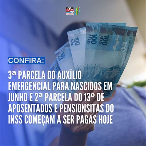 Parcela Do Aux Lio Emergencial Para Nascidos Em Junho E Parcela