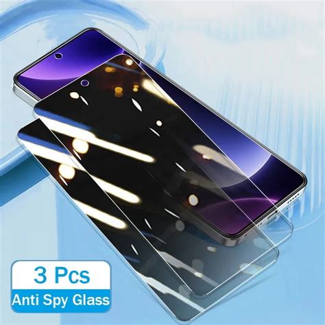 3Pcs Privacy Tempered Glass For OPPO A79 A98 A18 A58 A38 A78 A57 A56