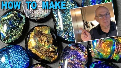 Making Dichroic Pool Cabochons Fused Glass Project Tutorial Youtube