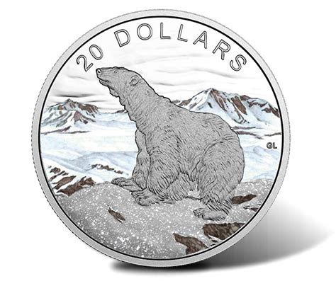 Canadian 2017 $20 Polar Bear Coin Uses Diamond Glitter for Snow and Ice | Coin News