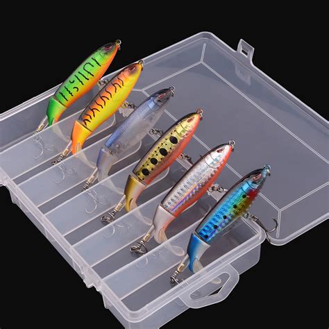 Pcs With Box Whopper Plopper Mm G Floating Popper Fishing Lure