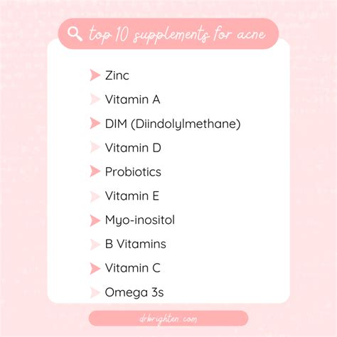 Best Vitamins And Supplements For Hormonal Acne Dr Jolene Brighten