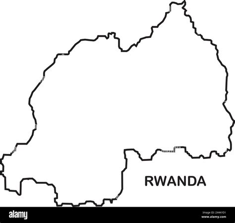 Rwanda map icon,vector illustration background Stock Vector Image & Art ...