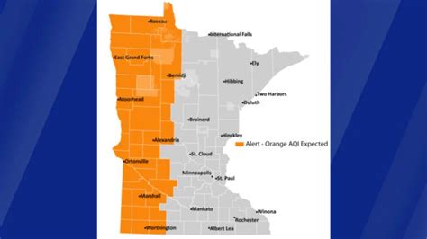 Wildfire smoke expected to worsen air quality in western Minnesota on ...