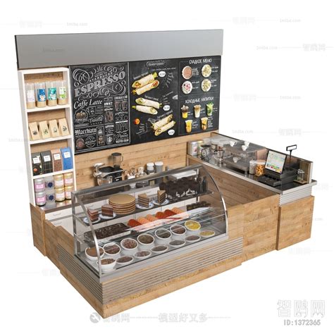 Modern Counter Bar Sketchup Model Download Model Id426474094 1miba