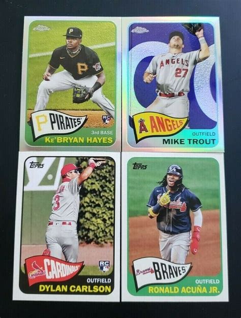 2021 Topps Series 2 Topps 1965 Redux Inserts With Chrome And Rookies