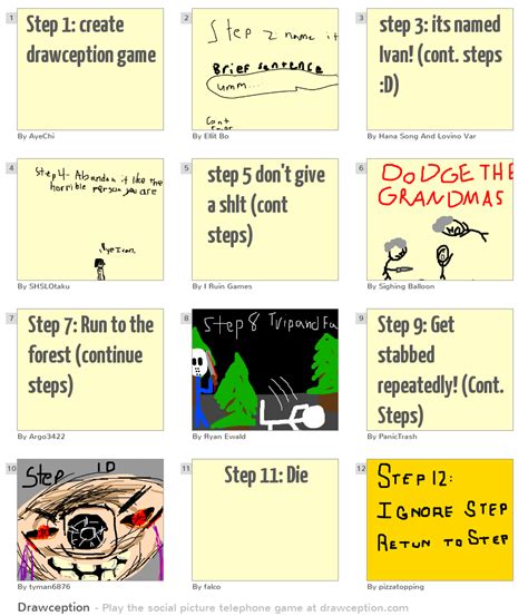 Step 1 Create Drawception Game Drawception