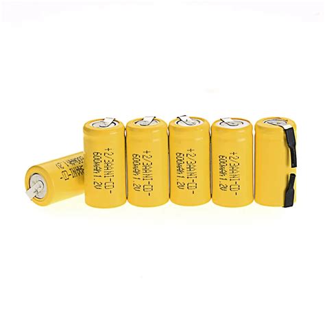 Pcs Ni Cd V Aa Mah Rechargeable Battery Nicd Batteries