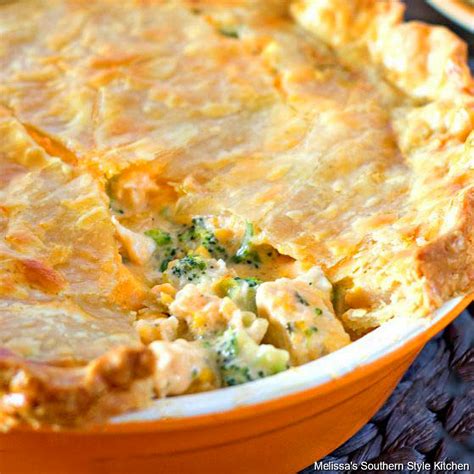 Broccoli Cheddar Chicken Pot Pie