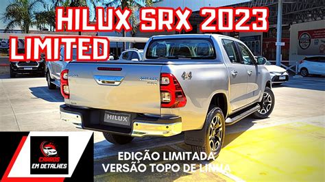 TOYOTA HILUX SRX LIMITED 2023 TURBO DIESEL 4X4 0KM ACC E CÂMERA 360