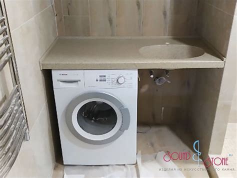 Акриловая раковина со столешницей для ванной Corian Summit White ...