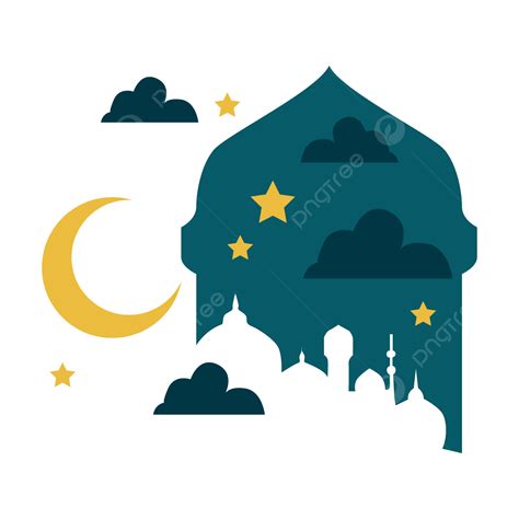 Ramadan Islamic Mosque Vector Png Images Mosque Ramadan Illustration